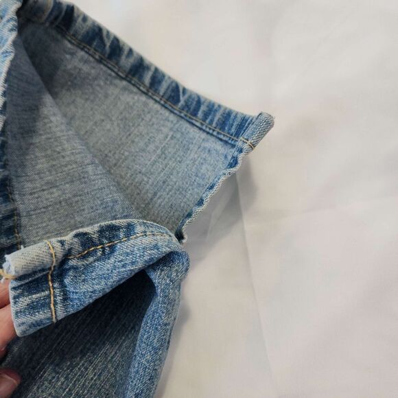 Levi Strauss Signature Stretch Capri Jean Women's Light Wash Sz Misses 14 Used - Picture 5 of 16